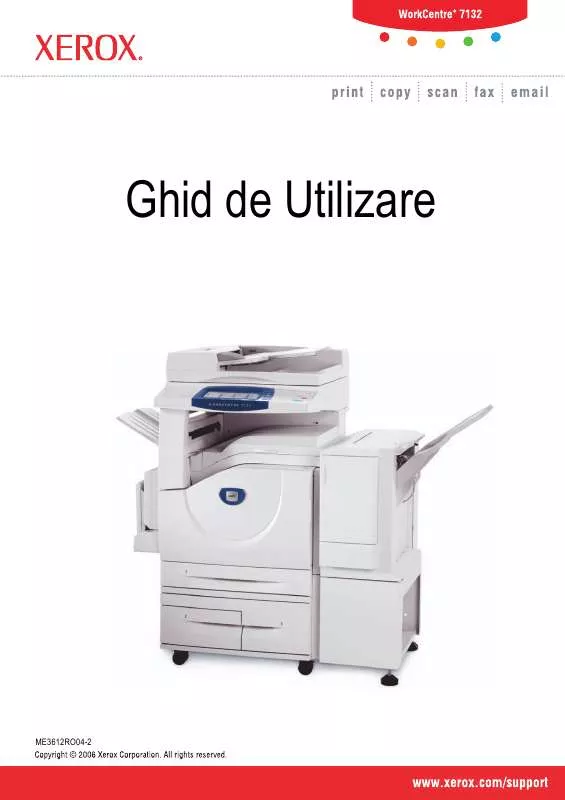 Mode d'emploi XEROX WORKCENTRE 7132