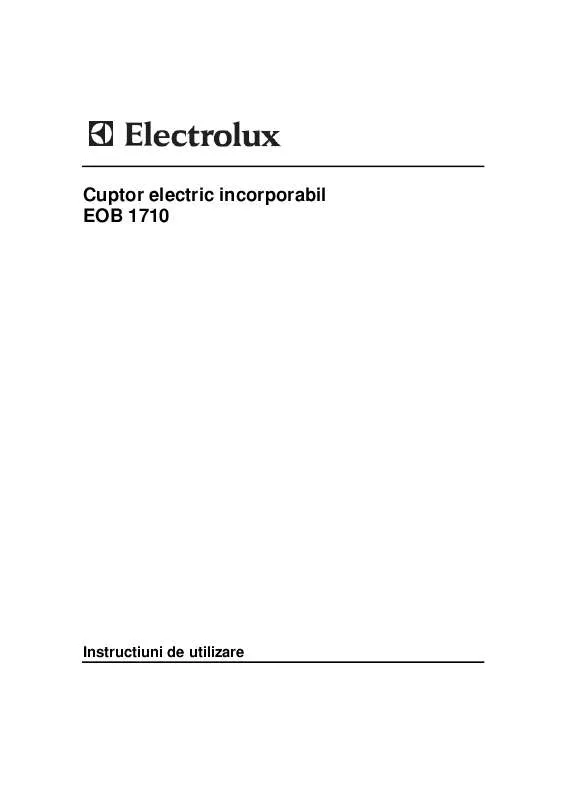 Mode d'emploi ZANUSSI EOB1711X