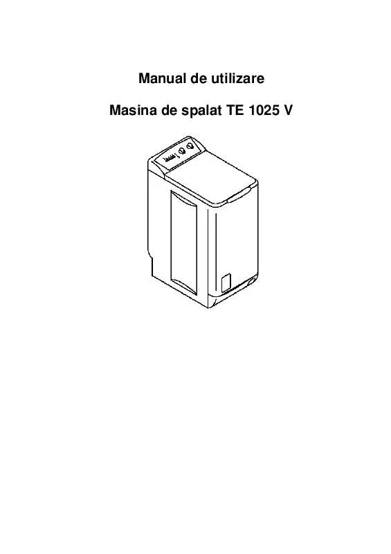 Mode d'emploi ZANUSSI TE1025V