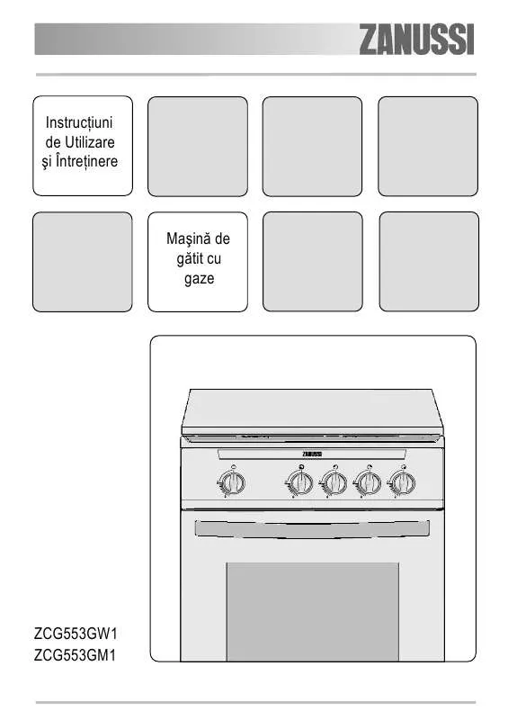 Mode d'emploi ZANUSSI ZCG553GM1