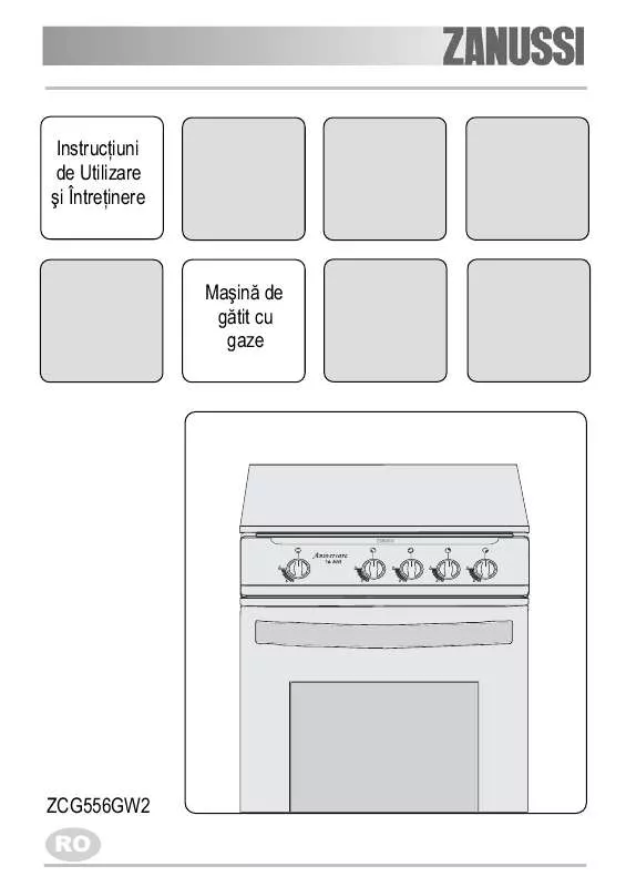 Mode d'emploi ZANUSSI ZCG556GW2