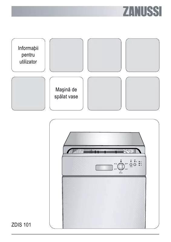 Mode d'emploi ZANUSSI ZDIS101X