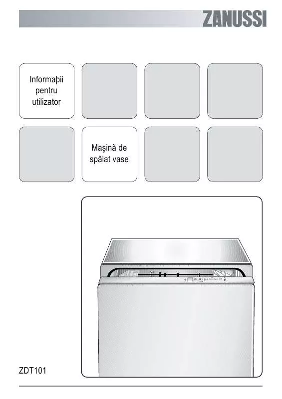 Mode d'emploi ZANUSSI ZDT101