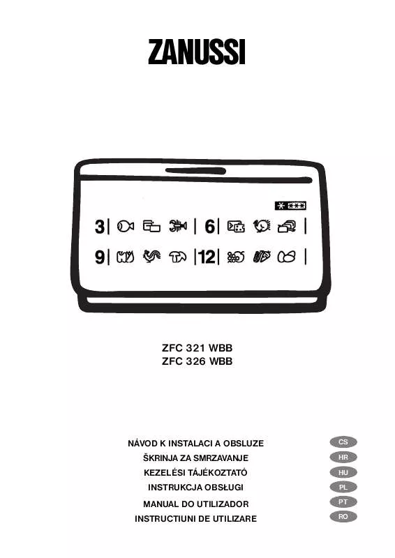 Mode d'emploi ZANUSSI ZFC326WBB