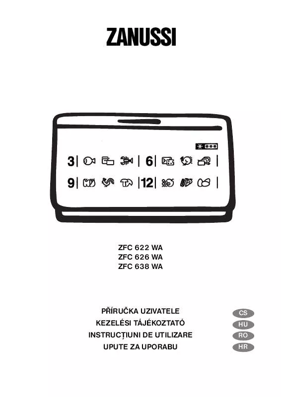 Mode d'emploi ZANUSSI ZFC626WA