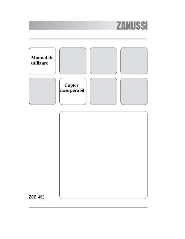 Mode d'emploi ZANUSSI ZOB482N