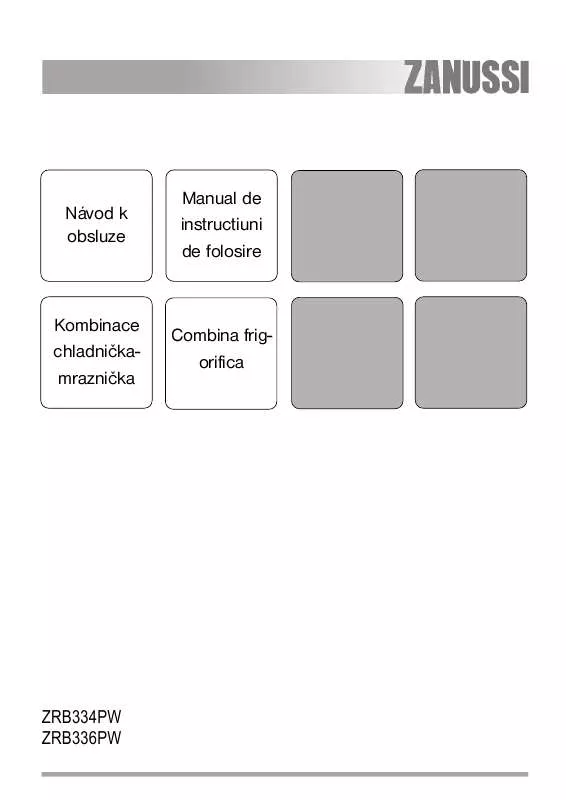 Mode d'emploi ZANUSSI ZRB334PW