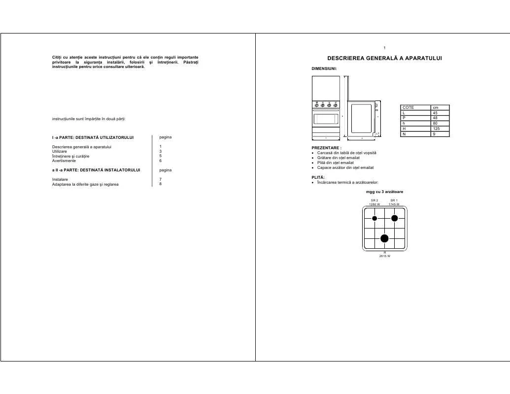 Mode d'emploi ZANUSSI ZS403