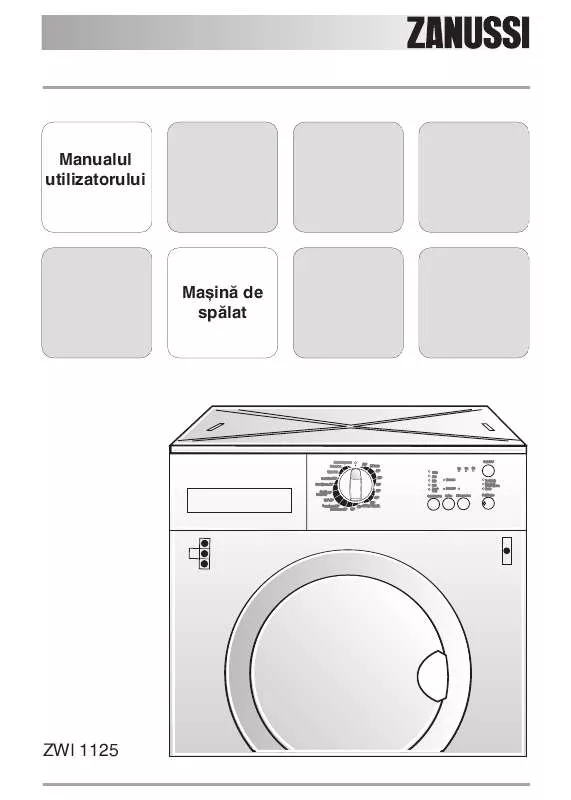 Mode d'emploi ZANUSSI ZWI1125