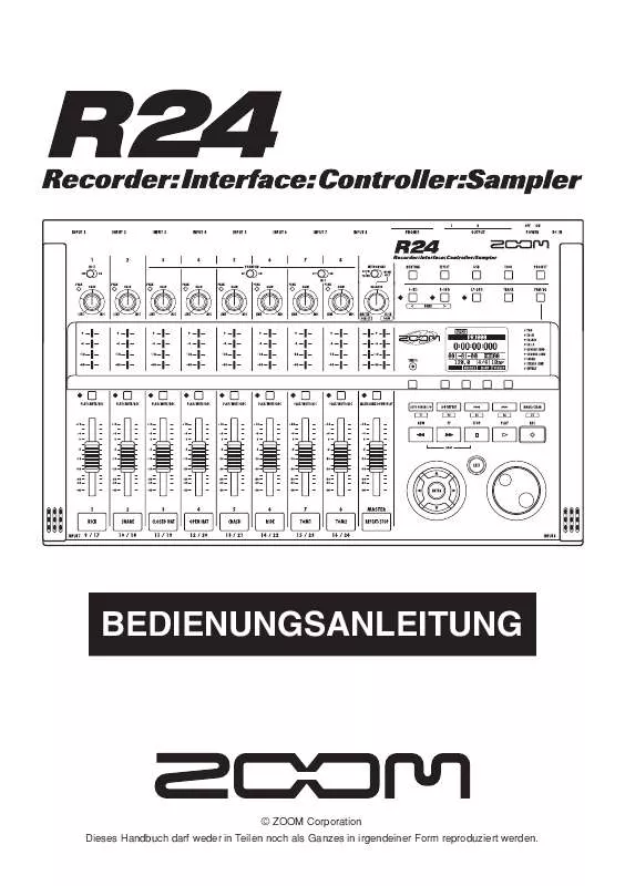 Mode d'emploi ZOOM R24_D
